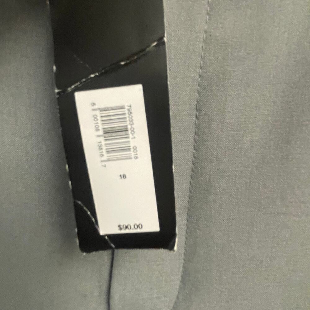 Banana Republic Sculpted Stretch Gray Dress Pants Size 18 Trouser Office Career - Picture 3 of 4